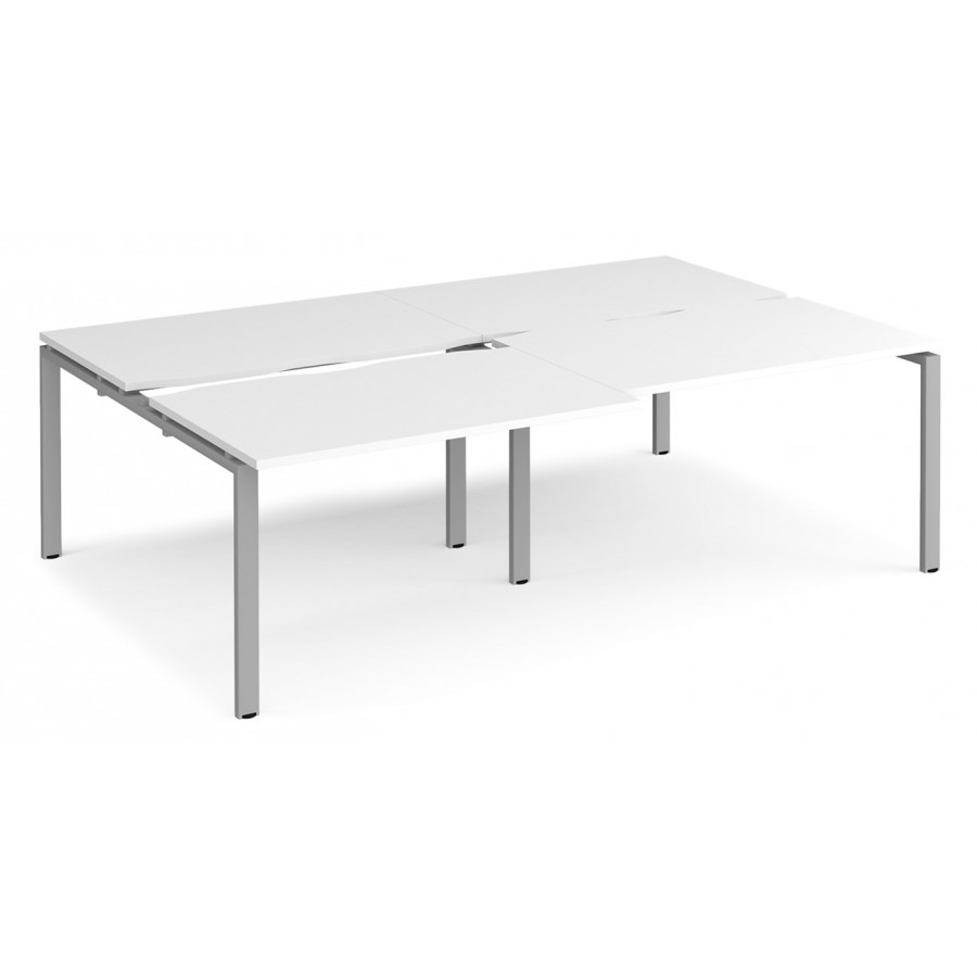 Adapt 1600mm Deep Sliding Top Double Back to Back Bench Desk